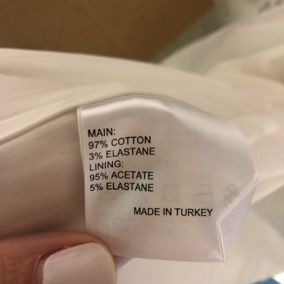 New with tags black-and-white multistrap Karen Millen minidress, size 8 (US) - Picture 14 of 14